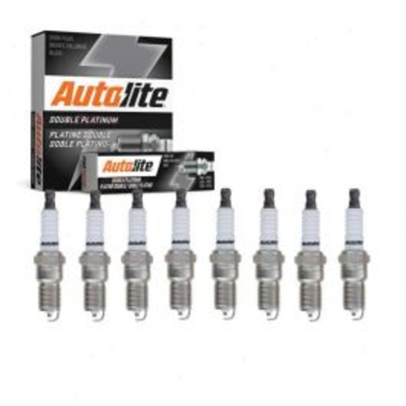 8 pc Autolite Double Platinum Spark Plug for 2003-2006 GMC Envoy XL 5.3L V8