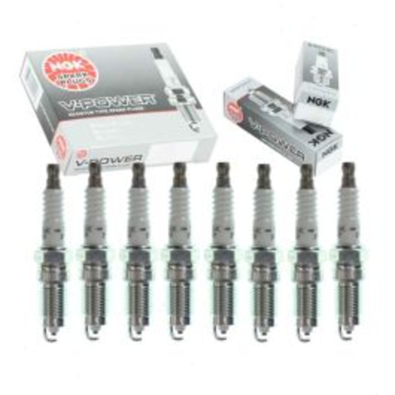 8 pc NGK V-Power Spark Plugs for 1987-1991 Ford LTD Crown Victoria 5.0L V8