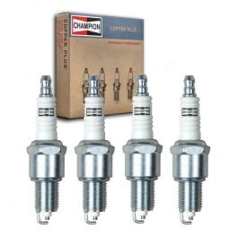 4 pc Champion Copper Plus Spark Plugs for 1978-1985 Dodge Omni 1.6L 1.7L 2.2L L4