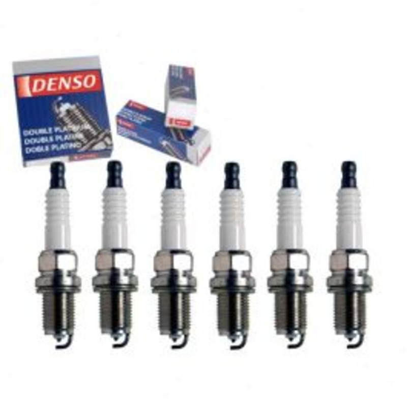 6 pc DENSO Double Platinum Spark Plugs for 1992-1994 Dodge B250 3.9L V6