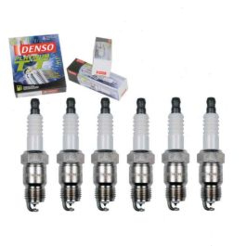 6 pc DENSO Platinum TT Spark Plugs for 1970-1971 Oldsmobile F85 4.1L L6