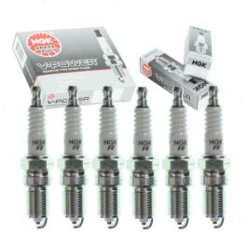6 pc NGK V-Power Spark Plugs for 1977-1978 Ford Mustang II 2.8L V6