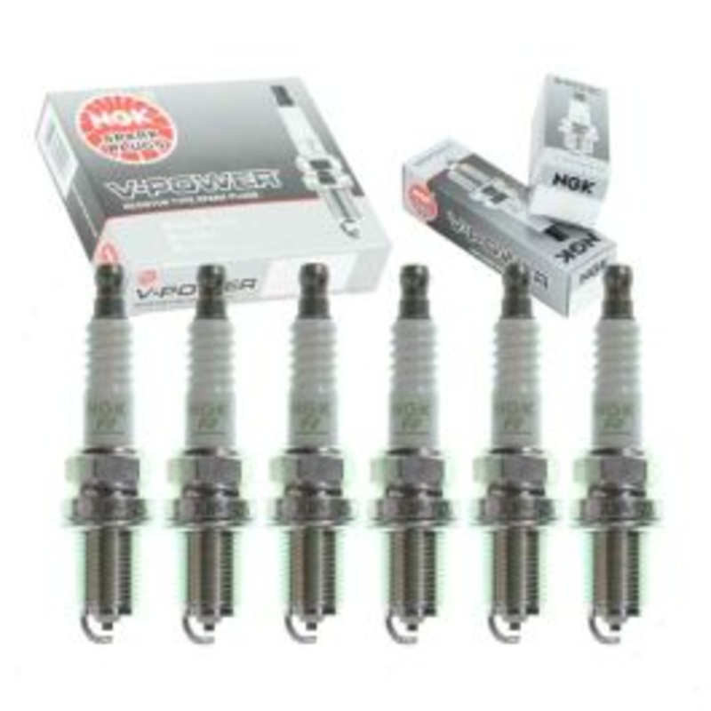 6 pc NGK V-Power Spark Plugs for 2002-2004 Audi A6 Quattro 3.0L V6