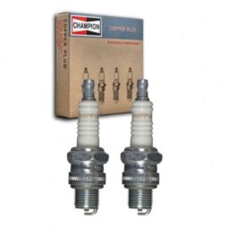 2 pc Champion Copper Plus 943M QL77PP Spark Plugs