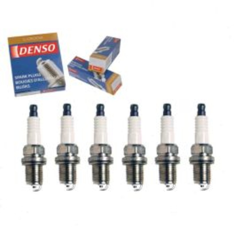 6 pc DENSO Standard U-Groove Spark Plugs for 2001 Hyundai XG300 3.0L V6
