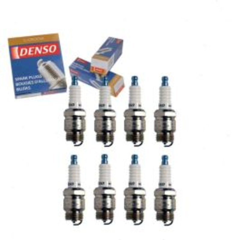 8 pc DENSO Standard U-Groove Spark Plugs for 1968-1969 Ford Torino 5.8L 6.4L V8