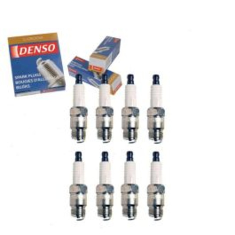 8 pc DENSO Standard U-Groove Spark Plugs for 1975-1985 Chevrolet G30 5.0L 5.7L 7.4L V8