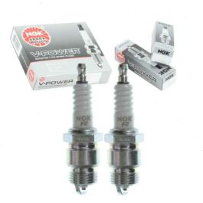 2 pc NGK V-Power 2438 WR5 Spark Plugs
