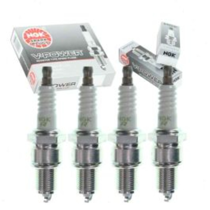 4 pc NGK V-Power Spark Plugs for 1992-1995 Hyundai Elantra 1.6L 1.8L L4