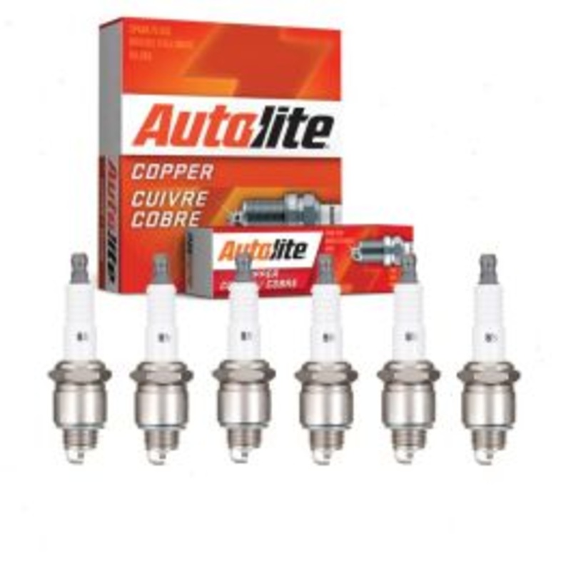 6 pc Autolite Copper Core Spark Plugs for 1957-1958 International A102 3.6L 3.9L 4.3L L6