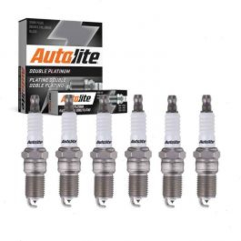 6 pc Autolite Double Platinum Spark Plug for 1987-1993 Mercedes-Benz 190E