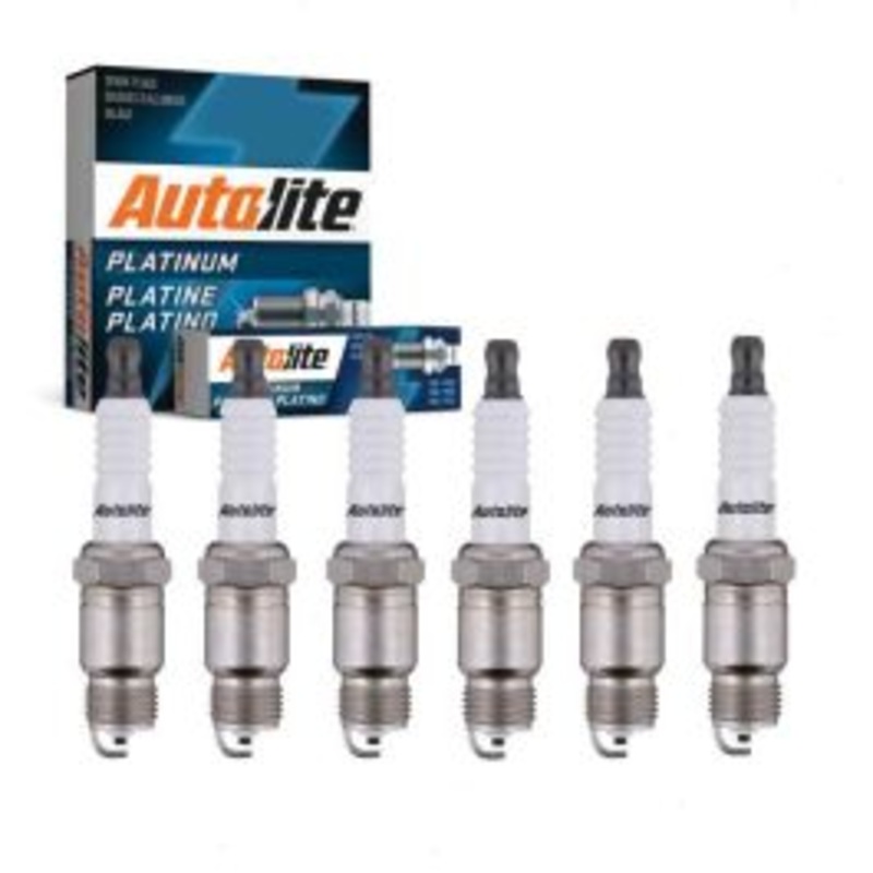 6 pc Autolite Platinum Spark Plug for 1970-1980 Pontiac Parisienne 3.8L 4.1L
