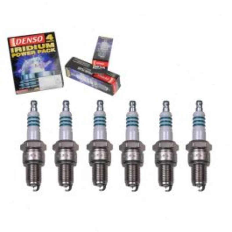 6 pc DENSO Iridium Power Spark Plugs for 1971 BMW 2.8 Bavaria 2.8L L6