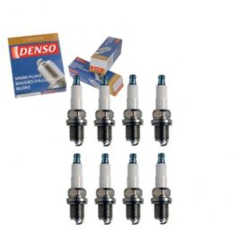 8 pc DENSO Standard U-Groove Spark Plugs for 1996-1998 Mercedes-Benz SL500 5.0L V8