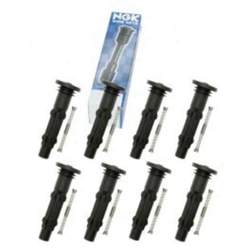8 pc NGK Ignition Coil Boots for 2007-2011 Mercedes-Benz CLS550 5.5L V8