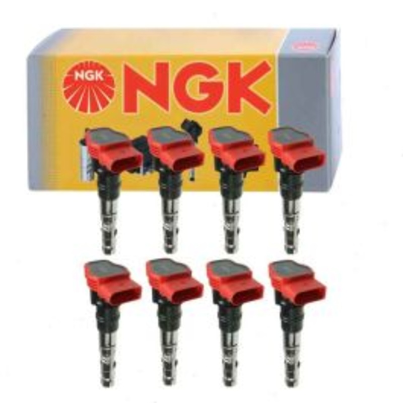 8 pc NGK Ignition Coils for 2003-2005 Audi Allroad Quattro 4.2L V8