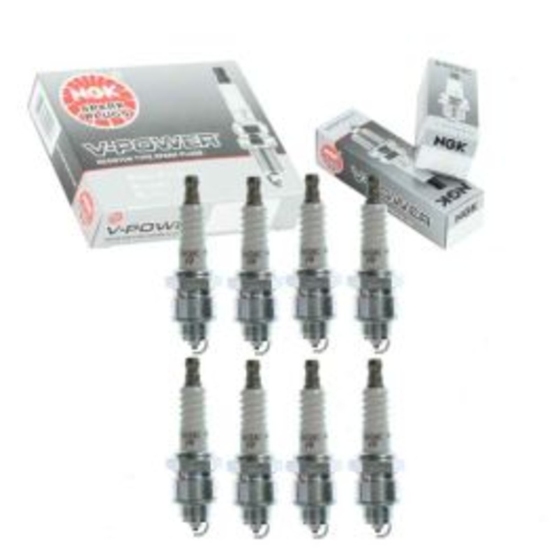 8 pc NGK V-Power Spark Plugs for 1954-1958 Buick Century 5.3L 6.0L V8