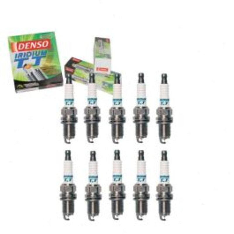 10 pc DENSO Iridium TT Spark Plugs for 2007-2011 Audi S6 5.2L V10