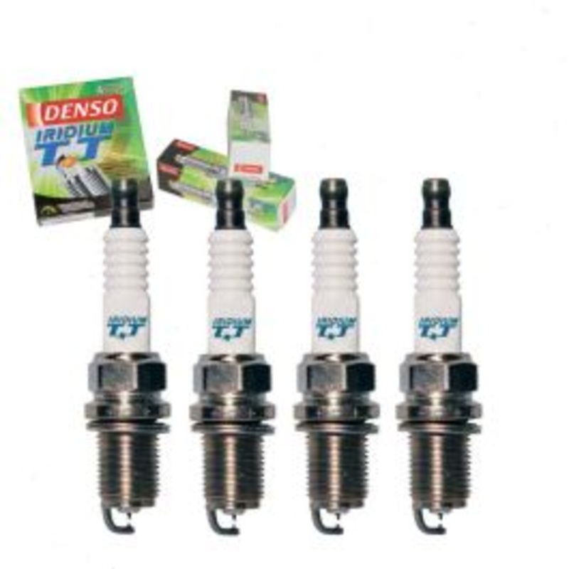 4 pc DENSO Iridium TT Spark Plugs for 1989-1998 Saab 900 2.0L 2.1L 2.3L L4