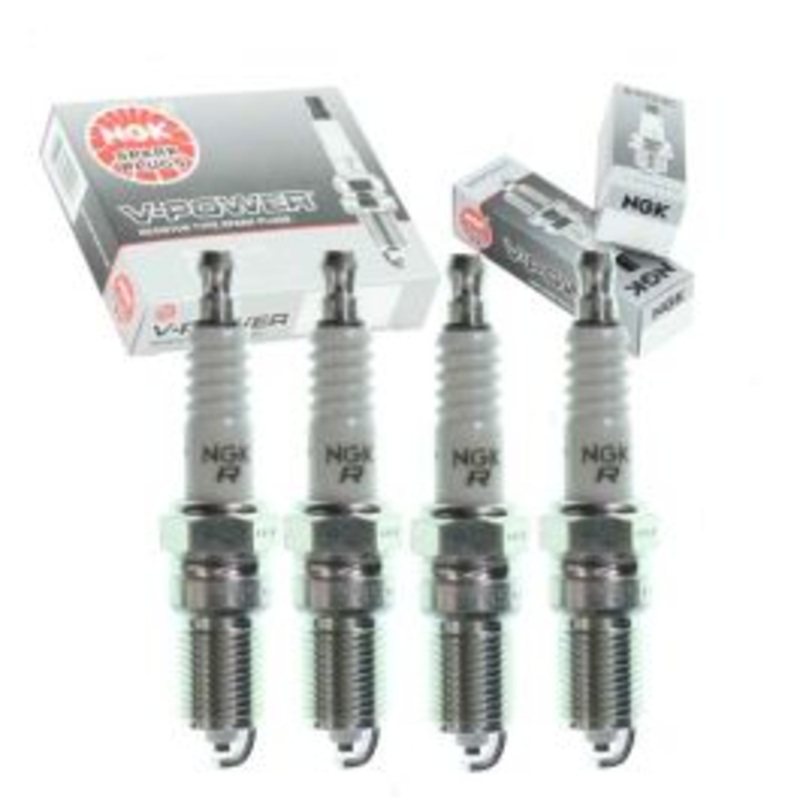 4 pc NGK V-Power Spark Plugs for 1982-1985 Mercury Lynx 1.6L L4