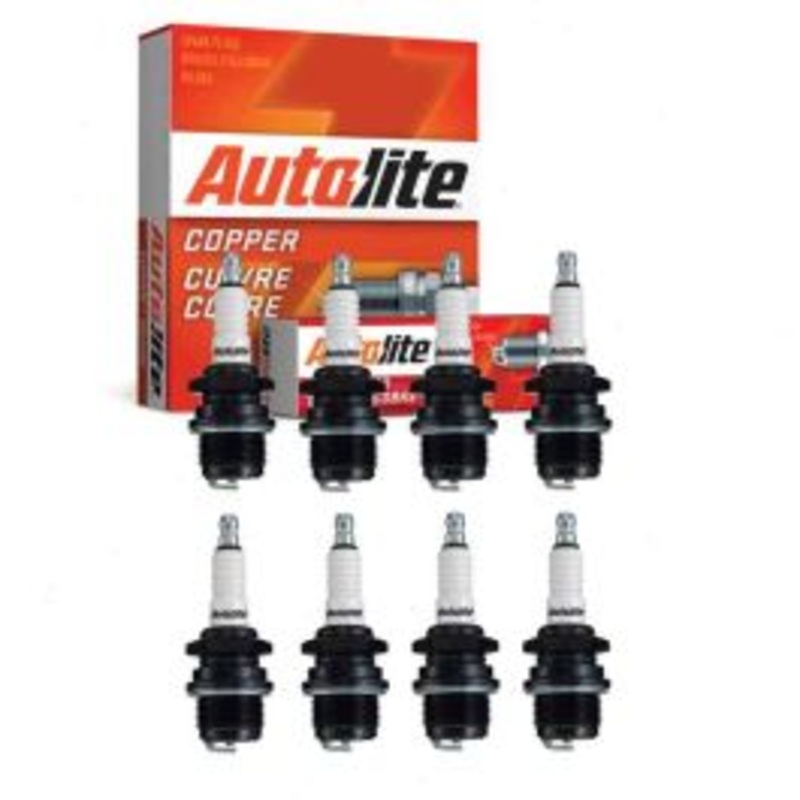 8 pc Autolite Copper Core Spark Plug for 1930 Studebaker Commander 4.1L L8