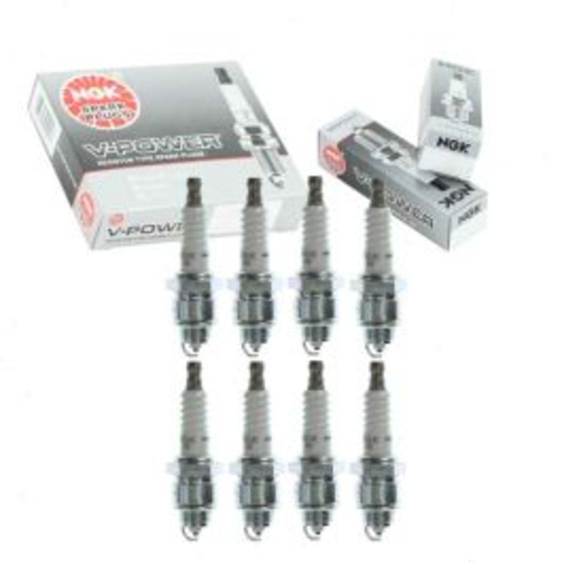 8 pc NGK V-Power Spark Plugs for 1967-1969 Pontiac Executive 6.6L V8