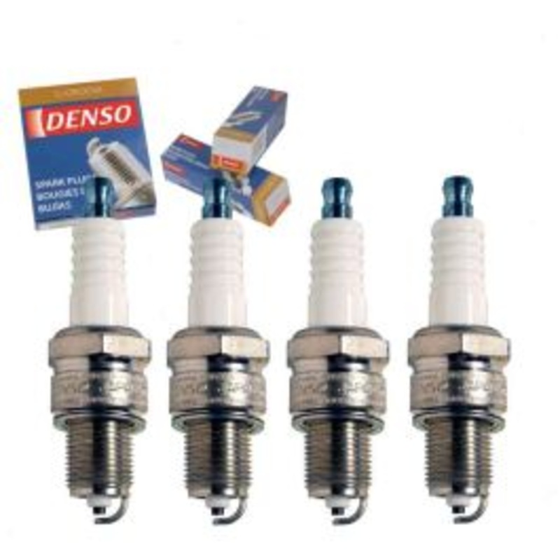 4 pc DENSO Standard U-Groove Spark Plugs for 1975-1984 Volkswagen Rabbit 1.5L 1.6L 1.7L 1.8L L4
