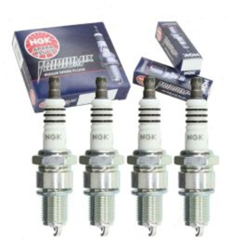 4 pc NGK Iridium IX Spark Plugs for 1987-1988 Mazda B2600 2.6L L4