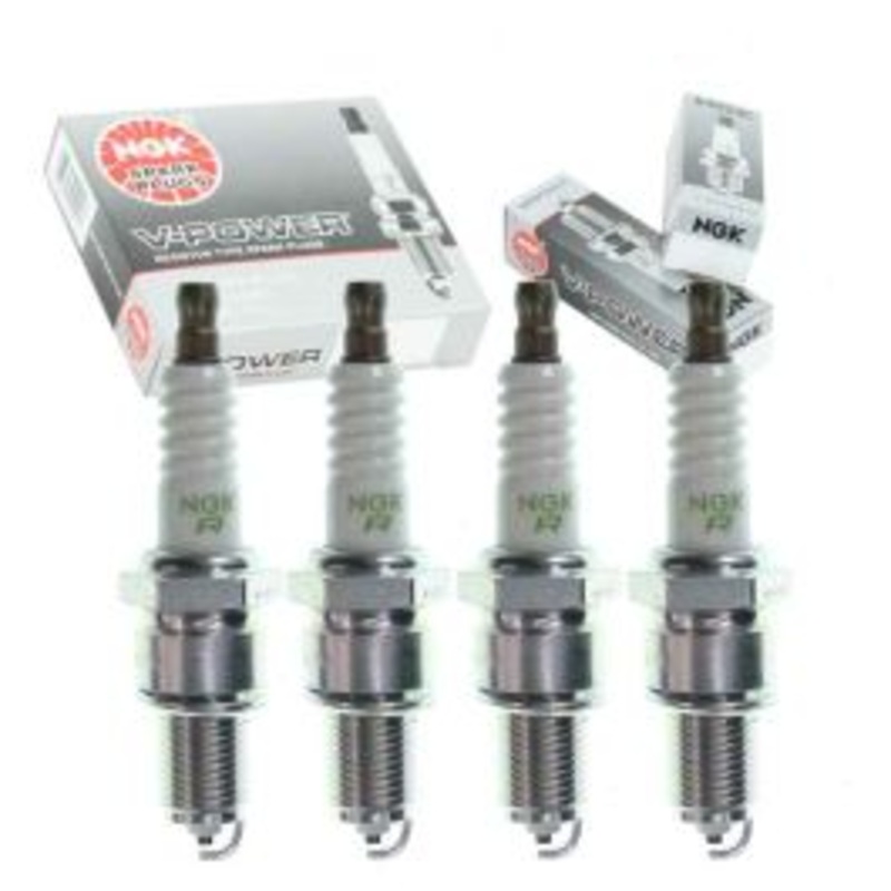 4 pc NGK V-Power Spark Plugs for 1983-1987 Renault Alliance 1.4L L4