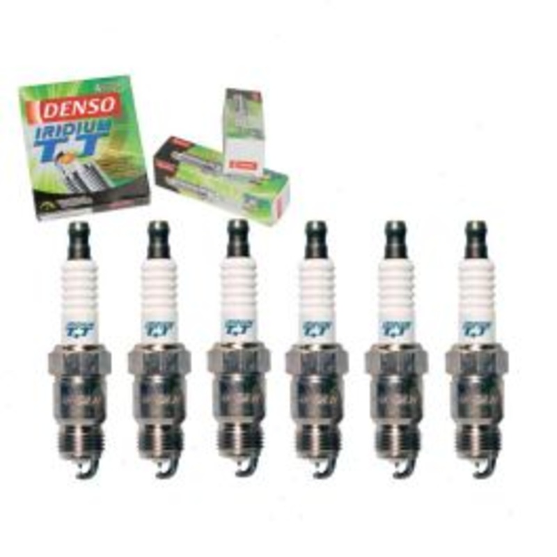 6 pc DENSO Iridium TT Spark Plugs for 1968-1974 Chevrolet P30 Van 4.1L 4.8L L6