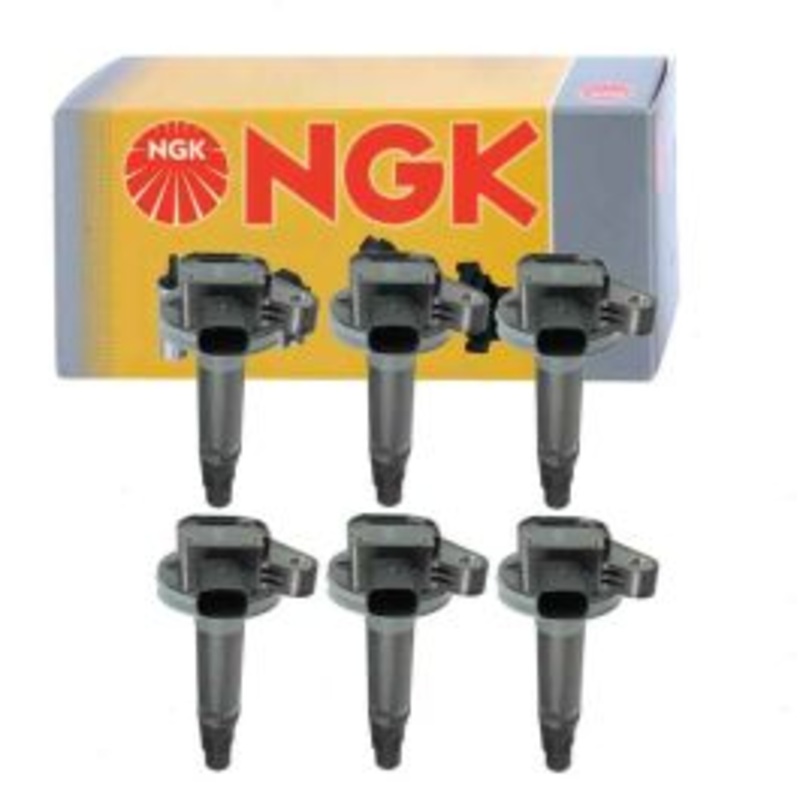 6 pc NGK Ignition Coils for 2010-2017 Lincoln MKT 3.7L V6