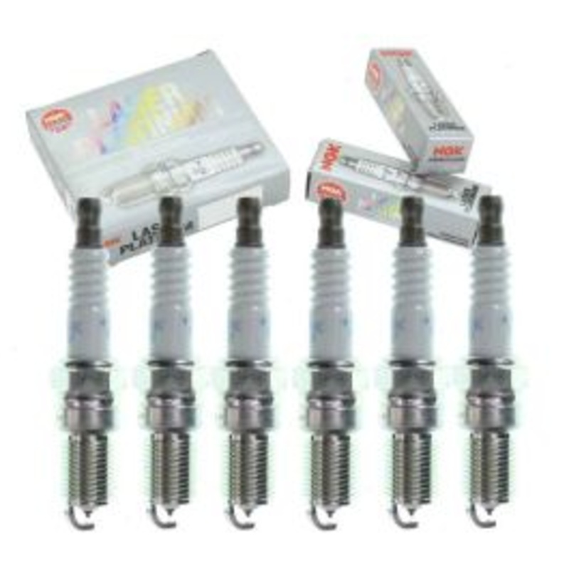 6 pc NGK Laser Platinum Spark Plugs for 1986-1988 Buick Skylark 3.0L V6