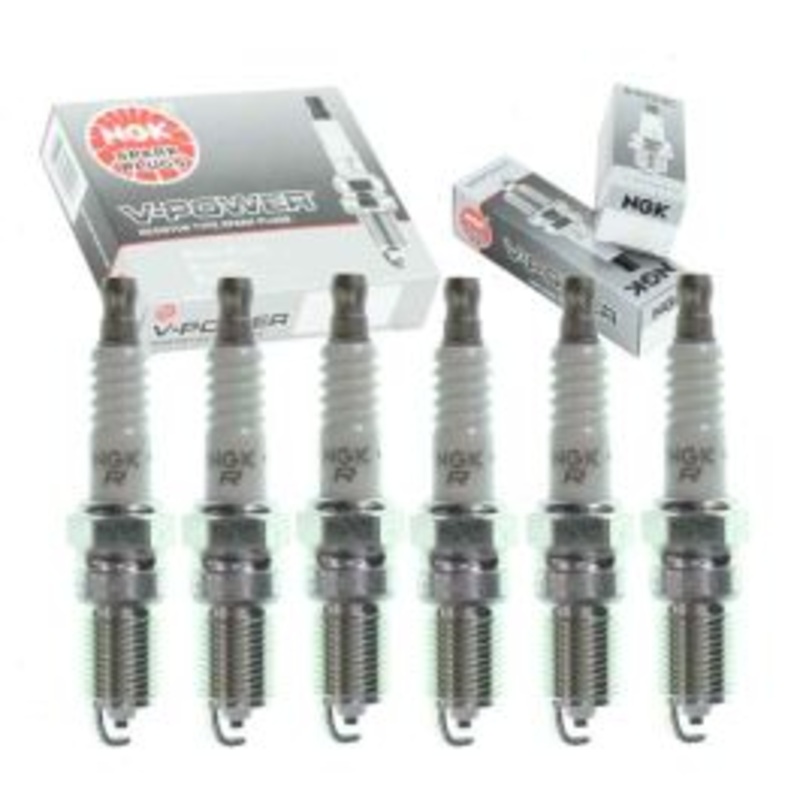 6 pc NGK V-Power Spark Plugs for 1997-2000 Isuzu Hombre 4.3L V6