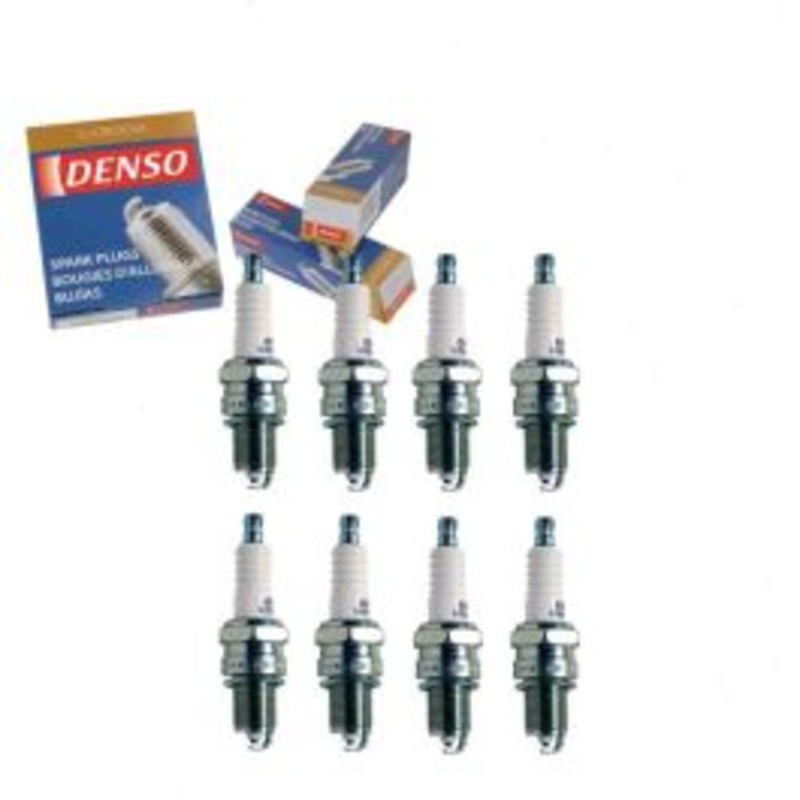 8 pc DENSO Standard U-Groove Spark Plugs for 1966-1973 Dodge Polara 4.5L 5.2L 5.9L V8