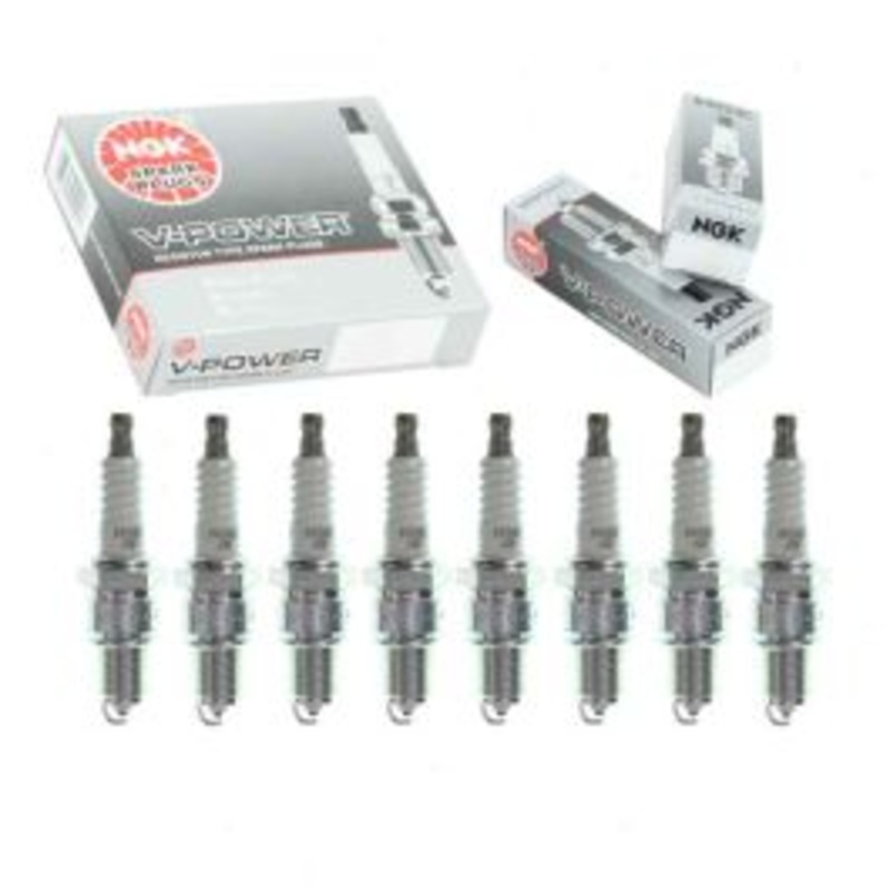 8 pc NGK V-Power Spark Plugs for 1967-1970 Chevrolet Camaro 6.5L V8