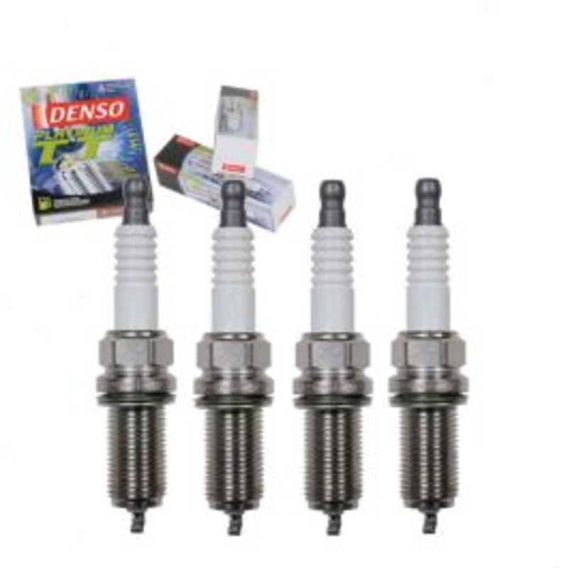 4 pc DENSO Platinum TT Spark Plugs for 2010-2013 Suzuki Kizashi 2.4L L4