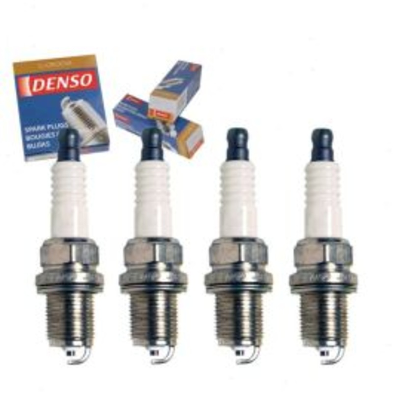 4 pc DENSO Standard U-Groove Spark Plugs for 1990-1991 Mazda 323 1.8L L4
