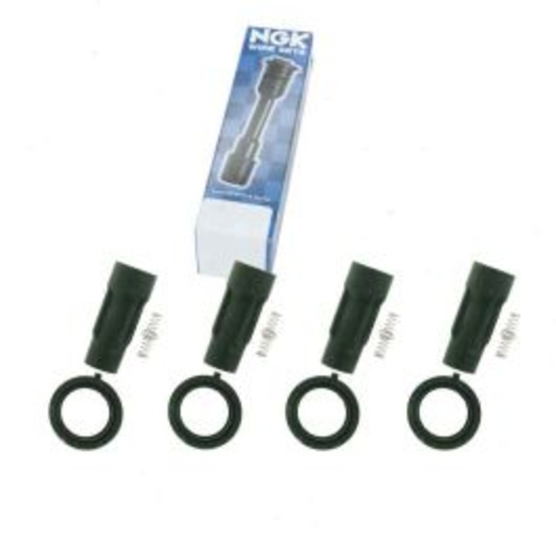 4 pc NGK Ignition Coil Boots for 2010-2013 Suzuki Kizashi 2.4L L4