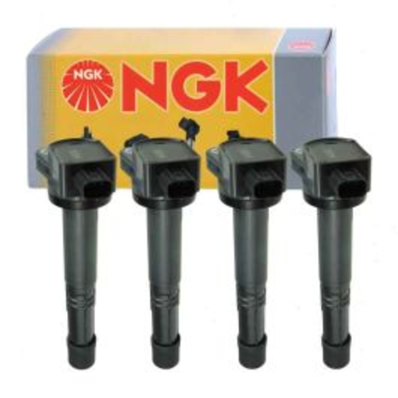 4 pc NGK Ignition Coils for 2010-2014 Honda CR-V 2.4L L4