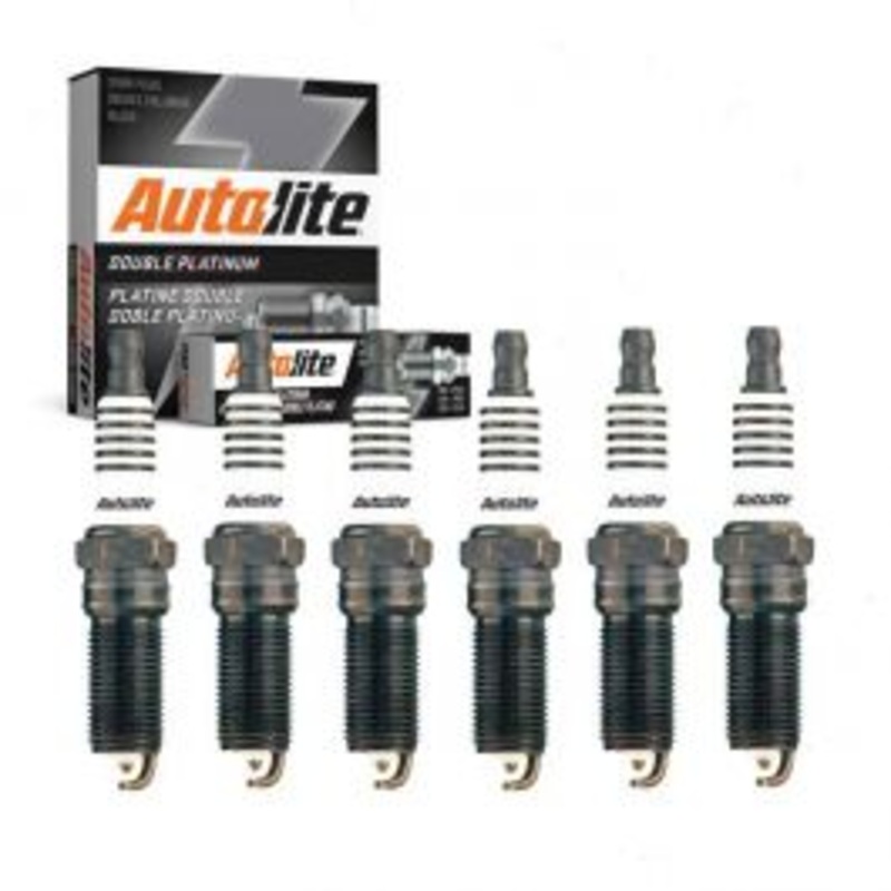 6 pc Autolite Double Platinum Spark Plug for 2007-2015 Mazda CX-9