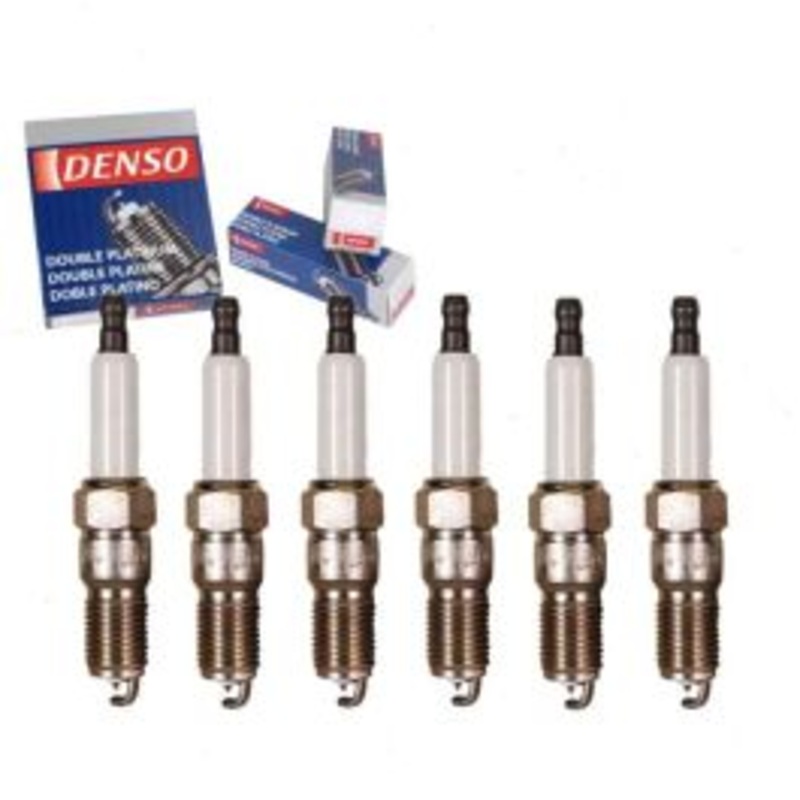6 pc DENSO Double Platinum Spark Plugs for 1986-1987 Oldsmobile Toronado 3.8L V6