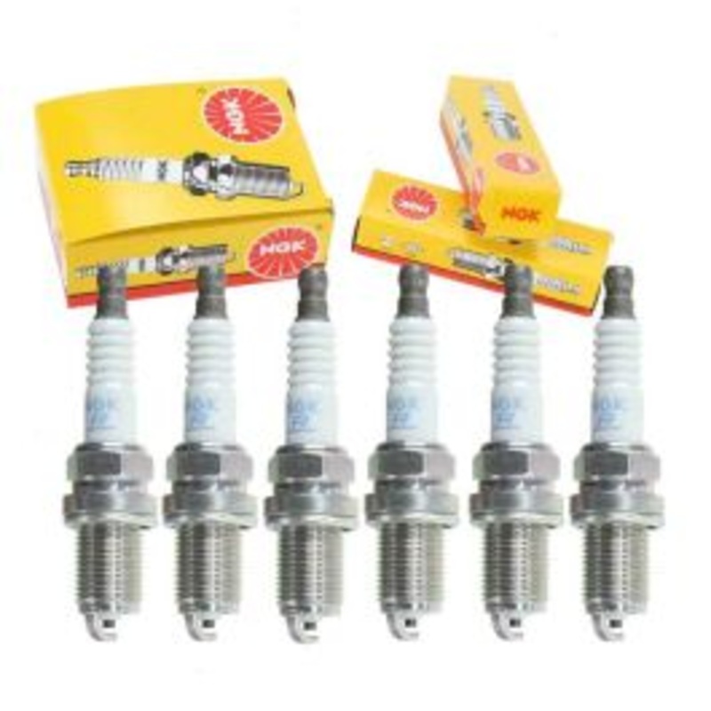 6 pc NGK Standard Spark Plugs for 1997 Jaguar Vanden Plas 4.0L L6