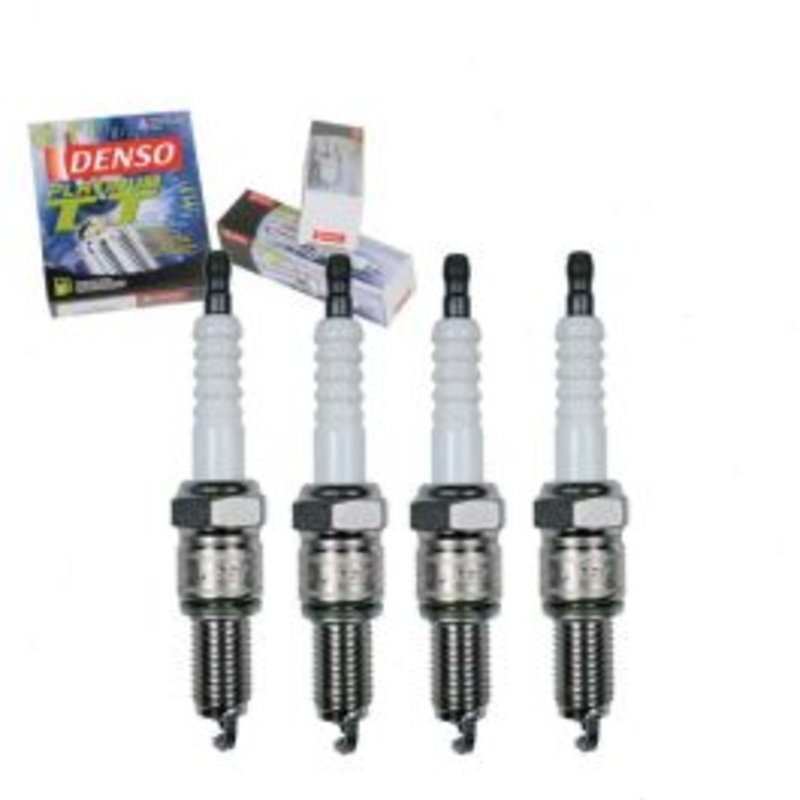 4 pc DENSO Platinum TT Spark Plugs for 1983-1993 Dodge Ram 50 2.4L 2.6L L4