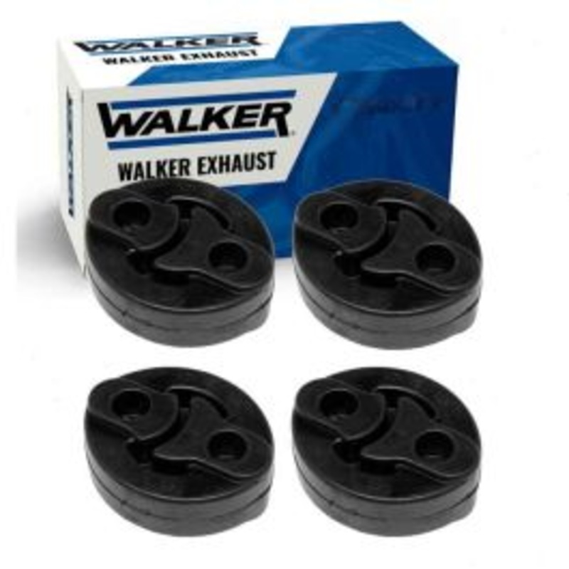 4 pc Walker Muffler Assm Exhaust System Insulators for 2007-2014 Toyota FJ Cruiser 4.0L V6
