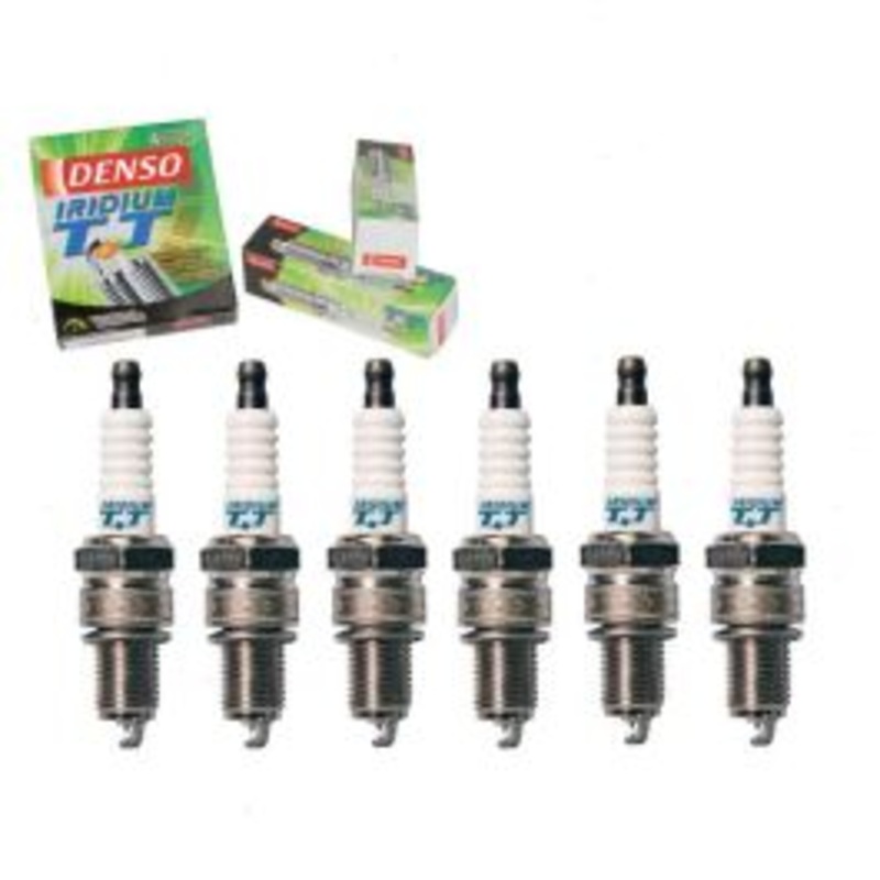 6 pc DENSO Iridium TT Spark Plugs for 1968-1970 Jeep J-3500 3.8L L6