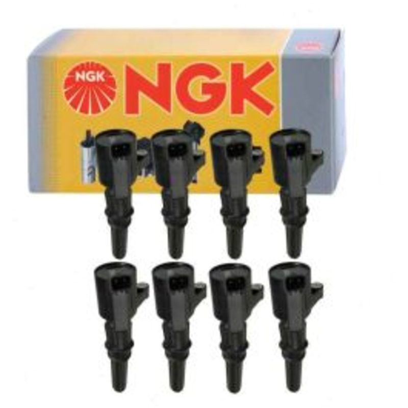 8 pc NGK Ignition Coils for 2004 Ford F-150 Heritage 4.6L 5.4L V8