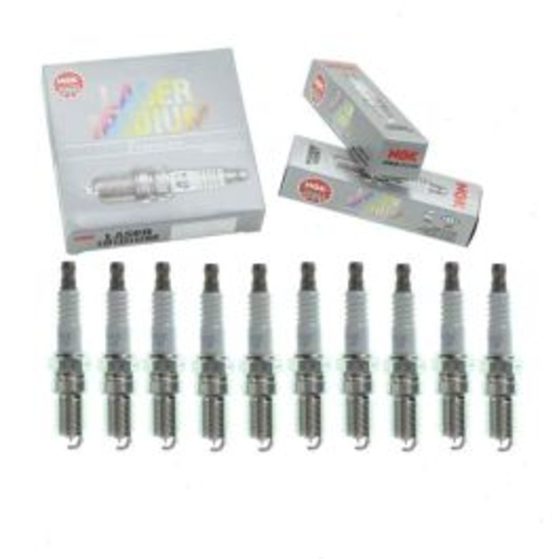 10 pc NGK Laser Iridium Spark Plugs for 1999-2004 Ford F53 6.8L V10