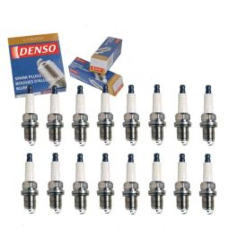 16 pc DENSO Standard U-Groove Spark Plugs for 2005-2006 Mercedes-Benz ML500 5.0L V8