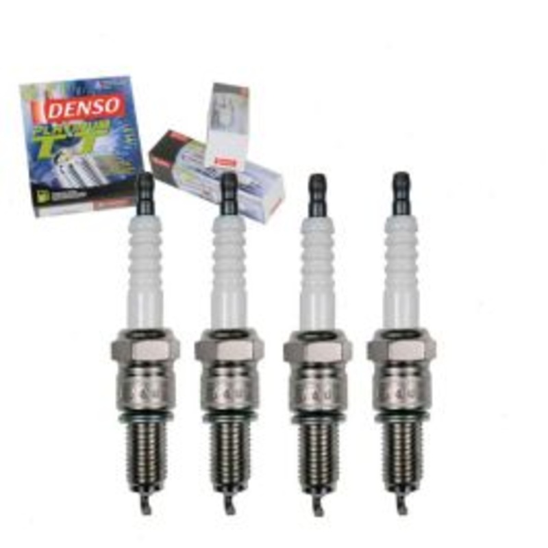 4 pc DENSO Platinum TT Spark Plugs for 1957-1958 MG ZB 1.5L L4