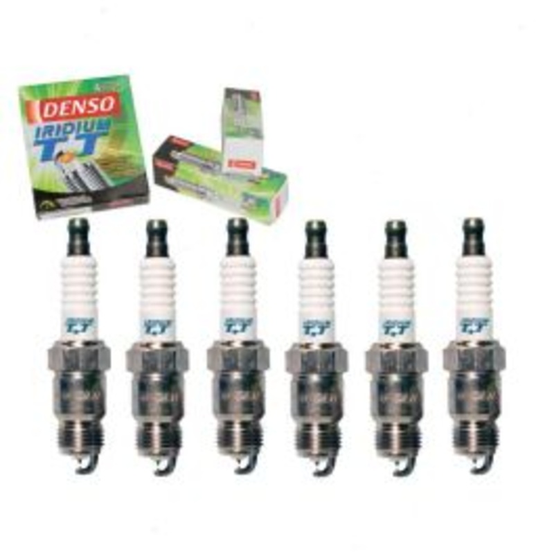 6 pc DENSO Iridium TT Spark Plugs for 1975-1982 Chevrolet K5 Blazer 4.1L L6